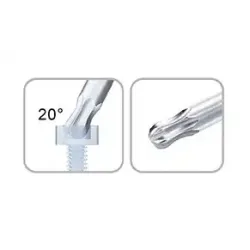 Extra Long Type Ball End Star & Tamperproof Key Wrench Set - 9 pcs