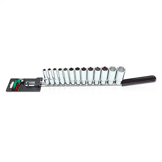 Deep Socket Rail Set 3/8" dr. 6 pt. - 13 pcs - GAAQ1311