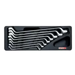 75° Offset Double Ring Wrench Set - 8 pcs