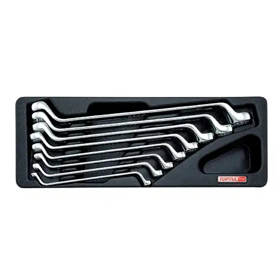 75° Offset Double Ring Wrench Set - 8 pcs - GAAT0802