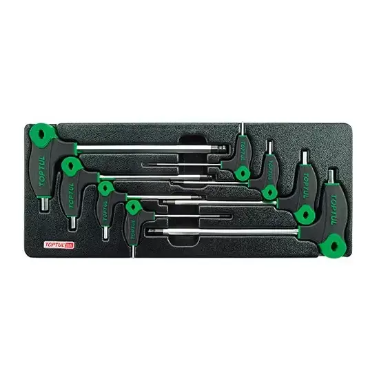 L-Type Two Way Ball Point & Hex Key Wrench Set - 8 pcs - GAAT0811