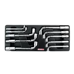 Angled Socket Wrench Set - 10 pcs