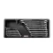 15° Offset Super-Torque Combination Wrench Set - 16 pcs