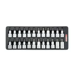 Bit Socket Set 1/2" - 24 pcs