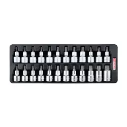 Bit Socket Set 1/2" - 24 pcs