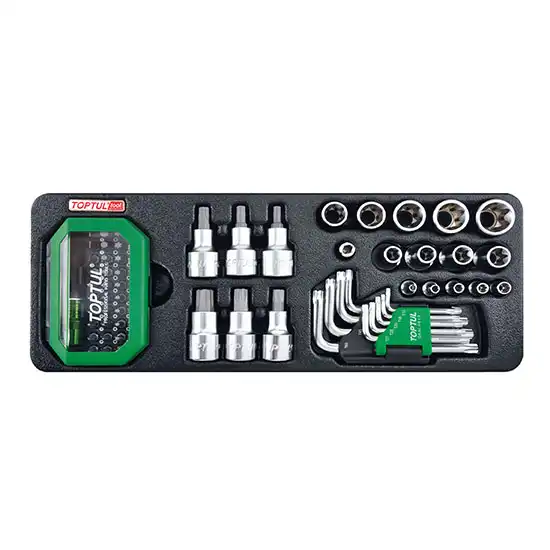 Star Socket, Key Wrench & Bit Set - 65 pcs - GAAT6502