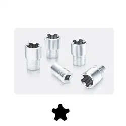 Torx Plus EPR Socket Set - 1/4", 3/8" & 1/2" - 16 pcs