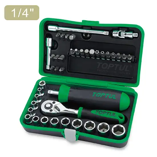 Гедоре Мини Комплект - 41 части - 1/4" - 12 стенни - GADW4101