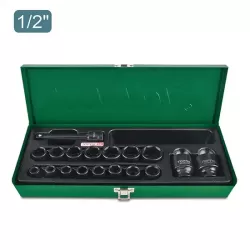 Flank Impact Socket Set 1/2" - 18 pcs