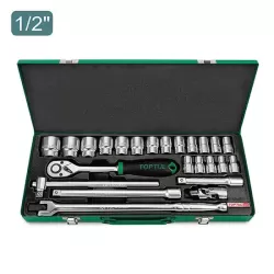 Гедоре Комплект - 24 части - 1/2" - 6 стенни