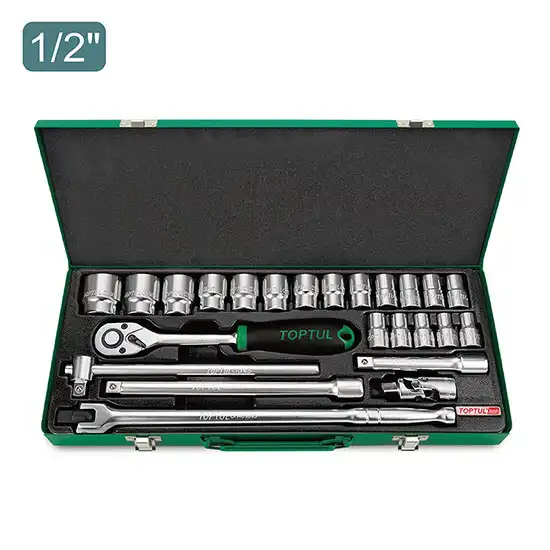 Гедоре Комплект - 24 части - 1/2" - 6 стенни - GCAD2403
