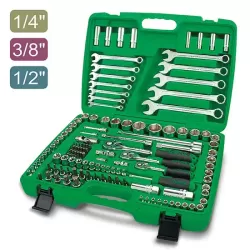 Гедоре Комплект - 130 части - 1/4", 3/8", 1/2" - 6 стенни
