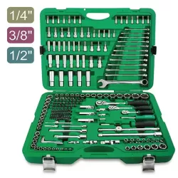 Flank Socket Wrench Set - 216 pcs - 1/4", 3/8", 1/2"