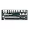 Flank Socket Set - 1/2" - 24 pcs