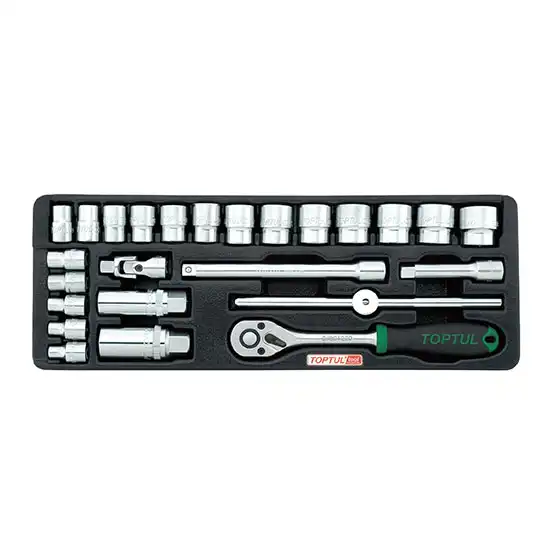 Flank Socket Set - 3/8" - 25 pcs - GCAT2502