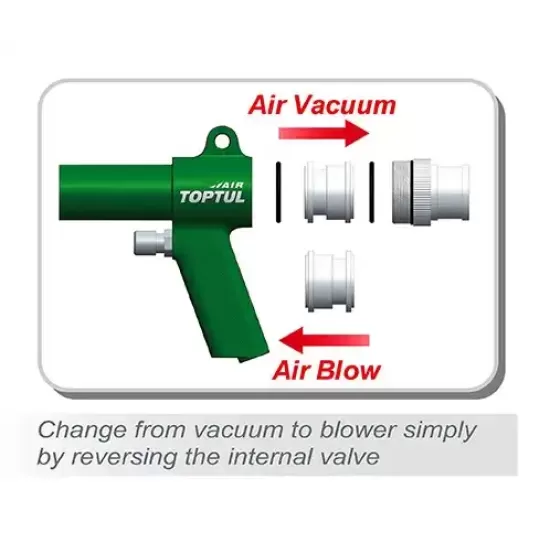 Air Blow and Suction Gun - 7 pcs - GDAE0702