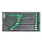 15° Offset Hi-Performance Combination Wrench Set - 16 pcs
