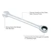 Pro-Series Ratchet Combination Wrench Set  - 12 pcs - GEA1214