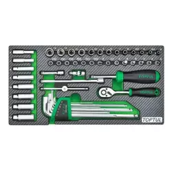 Socket Set 1/4" - 50 pcs