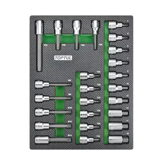 Bit Socket Set - 1/2" dr. - 25 pcs - GEB2501