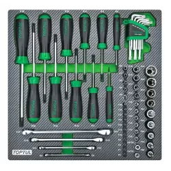 Star Wrench, Socket & Screwdriver Set - 61 pcs