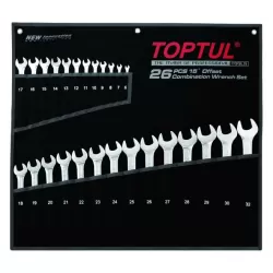 15° Offset Standard Combination Wrench Set - 26 pcs