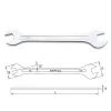 Double Open End Slimline Wrench Set - 8 pcs - GRAJ0801