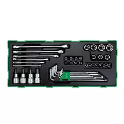 Star & Tamperproof Socket Wrench Set - 40 pcs