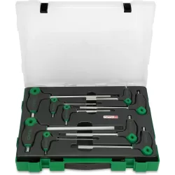 L-Shaped Grip Ball Point Hex Wrench - 9 pcs