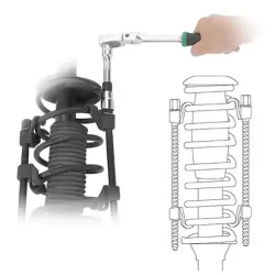 Coil Spring Compressor Set - 270 mm - 2 pcs