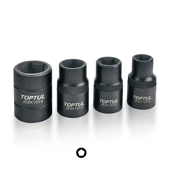 Pentagon Sockets - 1/2" - JEBK16
