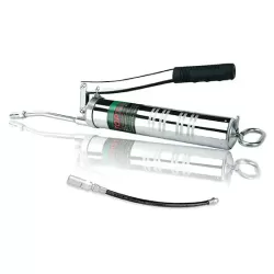 Lubrication - Grease Gun (Lever Type) - W/ 6" Rigid Tube & 12" Flexible Hose 