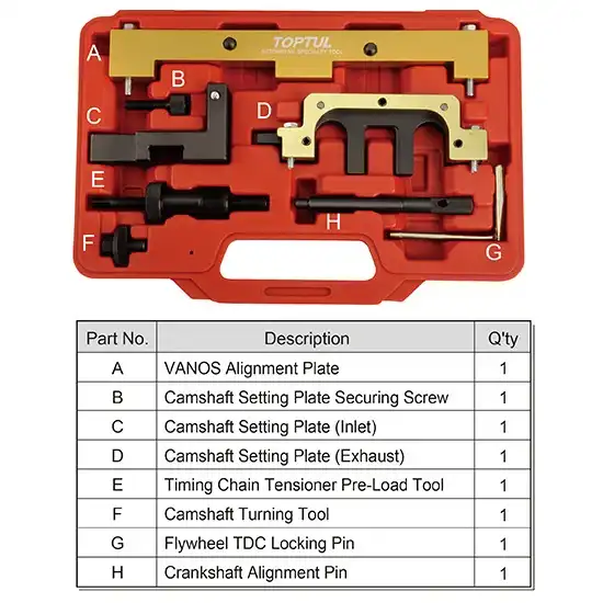 Engine Timing Tool Set - BMW - 8 pcs - JGAI0803