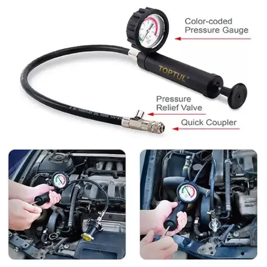 Universal Radiator Pressure Tester Kit - 18 pcs - JGAI1802