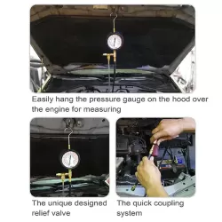 Gasoline Engine Fuel Injection Pressure Tester Kit 