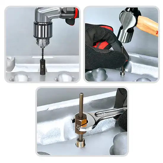 Screw Extractor Drill & Guide Set - 25 pcs - JGEW2501