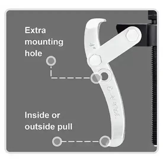 2-Jaw Gear Puller - 8" - JJAL0208
