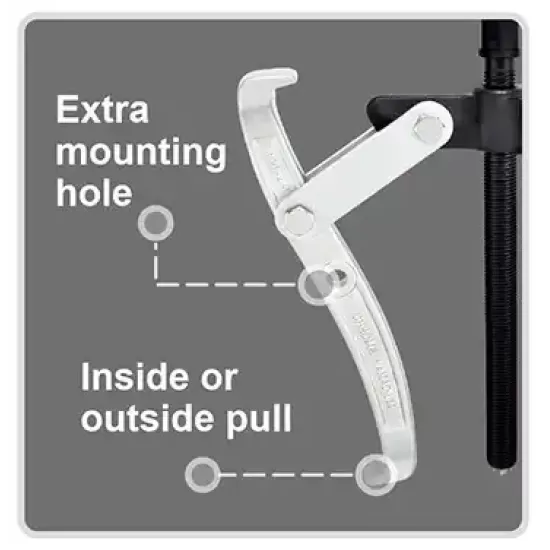 3-Jaw Gear Puller - 8" - JJAL0308