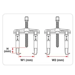 2-Jaw Gear Puller (Sliding Arm Type) - 120 mm
