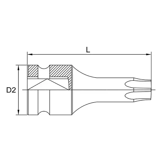 Star Bit Impact Sockets - 1/2" - KADA16