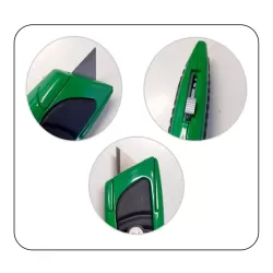 Heavy Duty Utility Knife With Spare Blade 