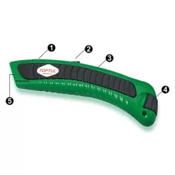 Heavy Duty Utility Knife With Spare Blade 