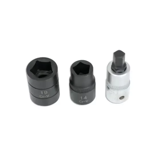 Brake Calliper Socket Set - 3 pc 1/2" Sq Drive - CL16210