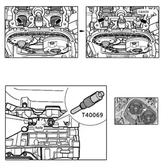 Комплект за зацепване на двигатели - Audi & VW 4.0 FSI TFSI A6 A8 S6 - CL76631A