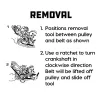 Stretch Belt Installation / Removal Tool Set - 2 pcs - CL80981