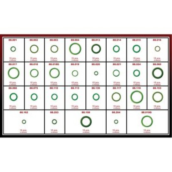 O-rings - Set - 29 types - 88.901