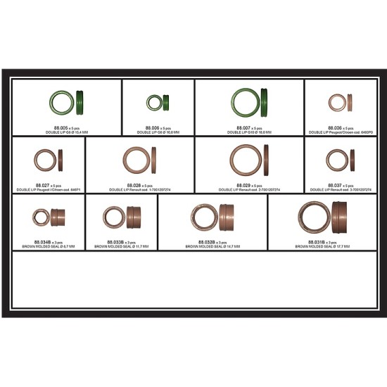 O-rings - Set - Special - 12 types - 88.902